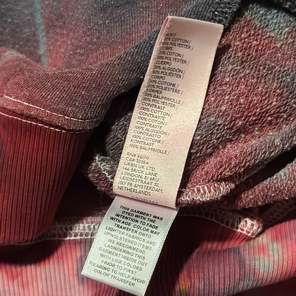 Free People - We The Free Camden custom ice dyed oversized sweatshirt - L - Picture 5 of 9